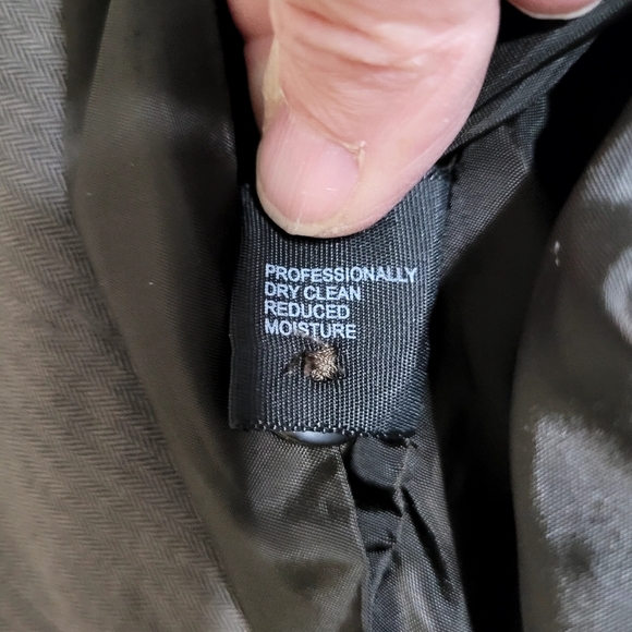 J.Ferrar Suit Vest Slim Fit Light Brown,  Sz Small Buttons Sleeveless - Picture 7 of 9